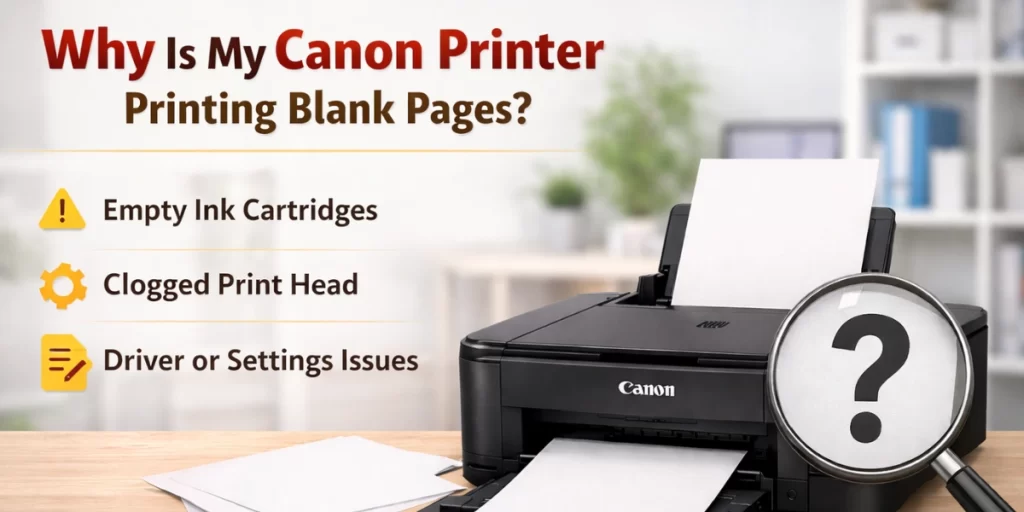 Why Is My Canon Printer Printing Blank Pages
